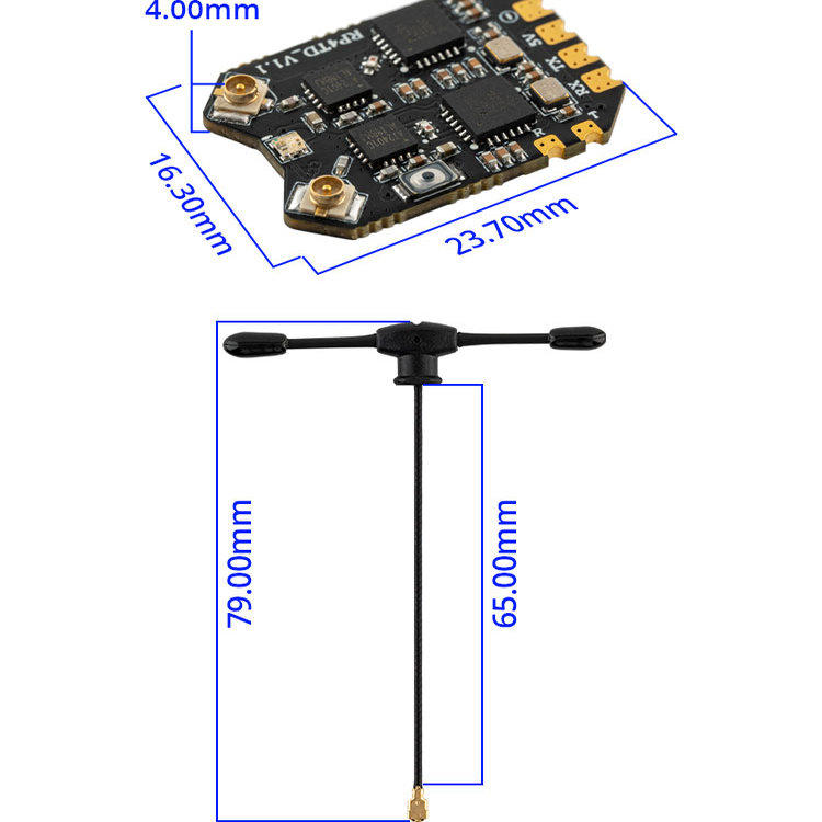 RadioMaster RP4TD ExpressLRS 2 – Drone Battery Strap recenzja i cena